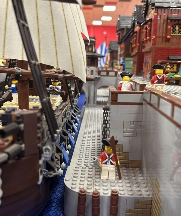 LEGO város kikötővel