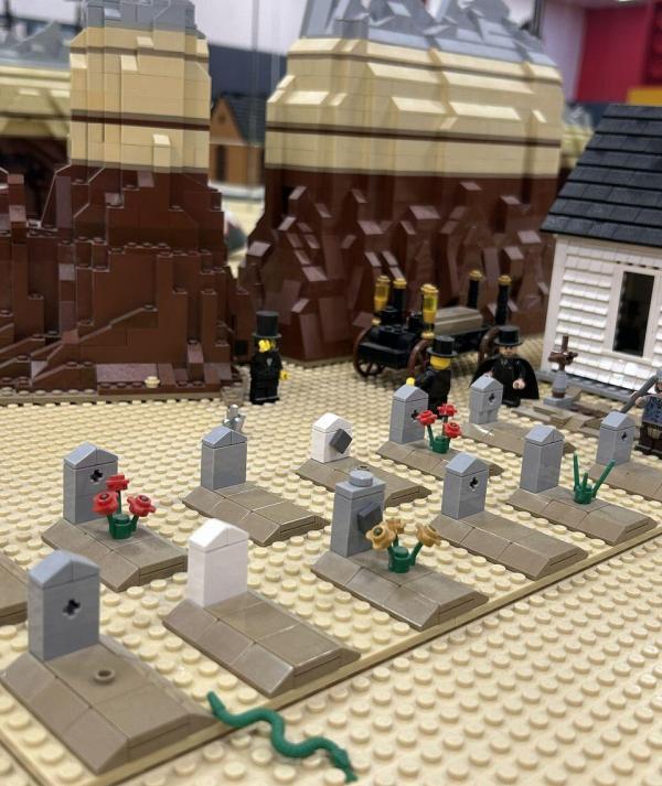 LEGO temető a western világban