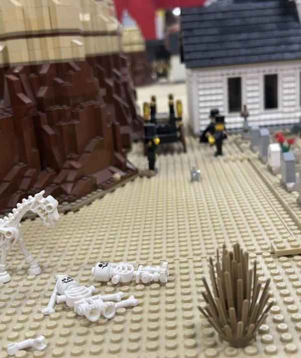 LEGO temerő csontvázakkal