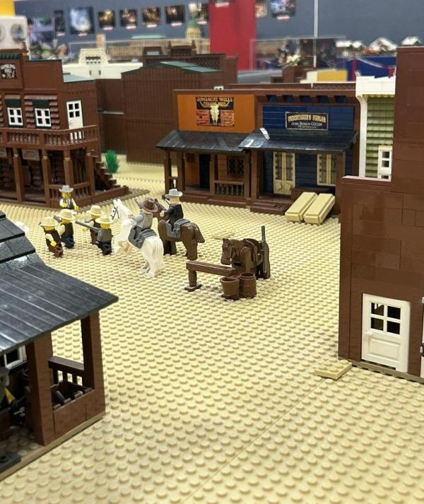 LEGO western jelenet