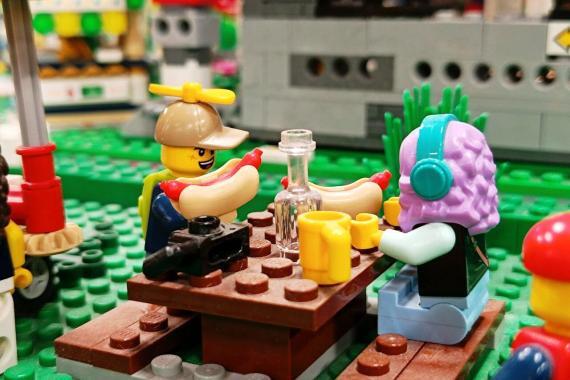 LEGO piknik a parkban