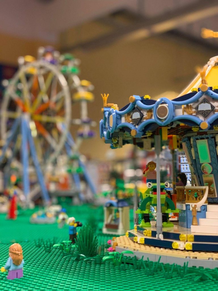 LEGO amusement park carousel